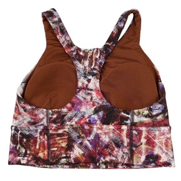 Lululemon Wunder Train Long-Line Bra Medium Support C/D Urbantricity Multi 6 - Picture 11 of 11